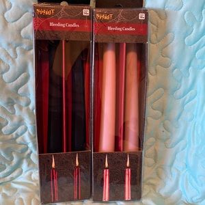 Bleeding 🩸 Candles in black and white